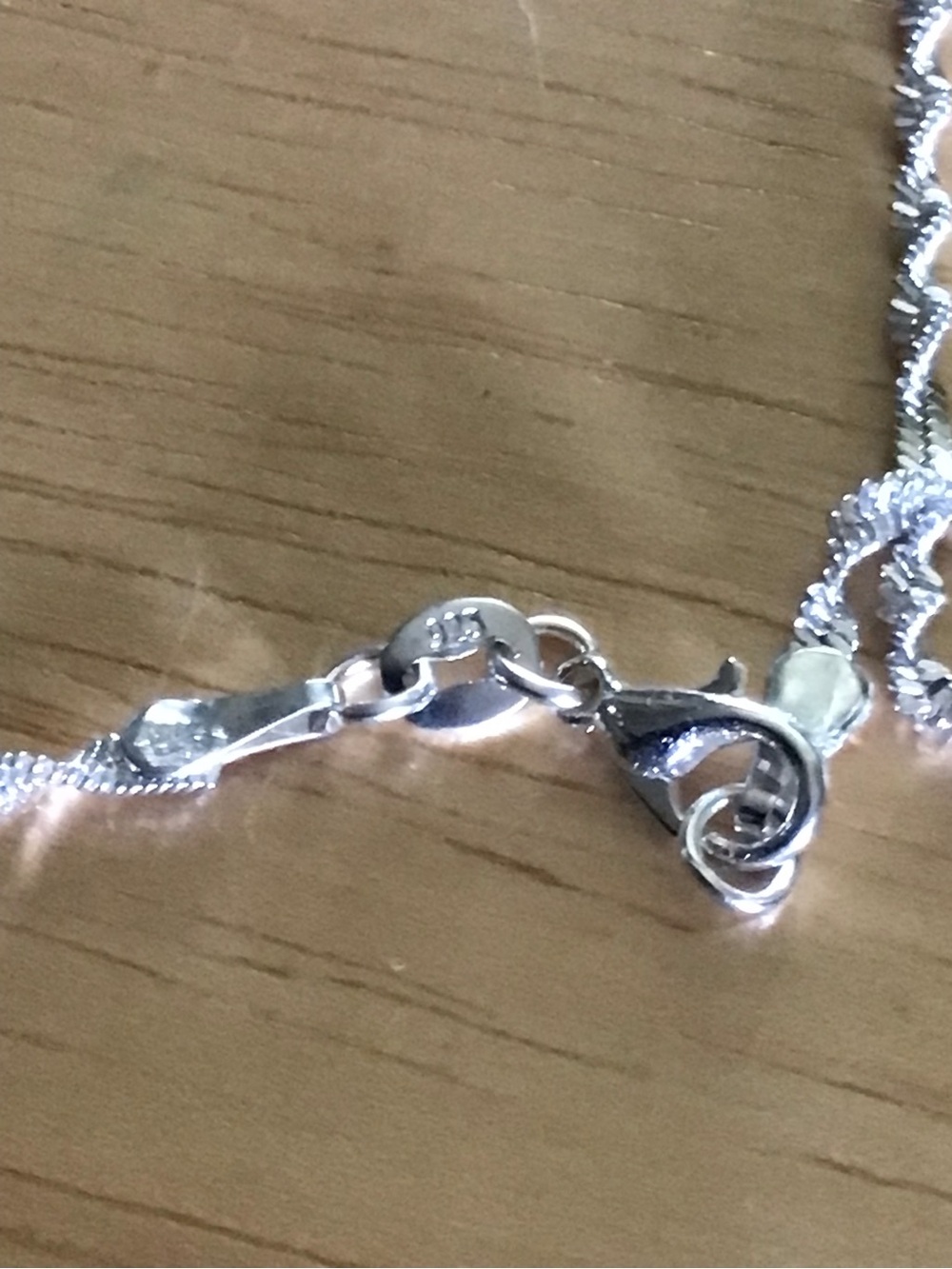 Source Unknown Silver Rope Chain Necklace - Picture 3 of 3
